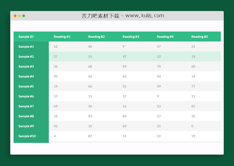 jquery浮动固定table表格的行和列响应式特效