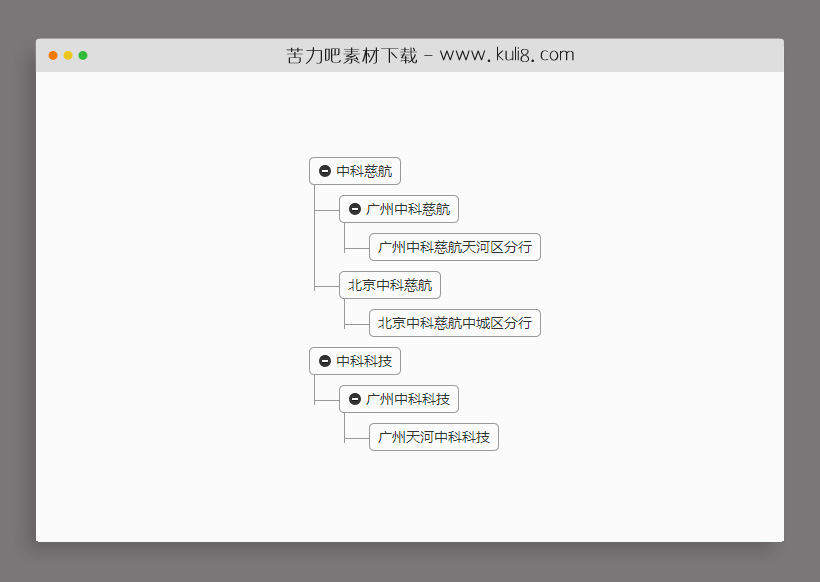 jquery实现多级分类json树形展开收缩菜单代码