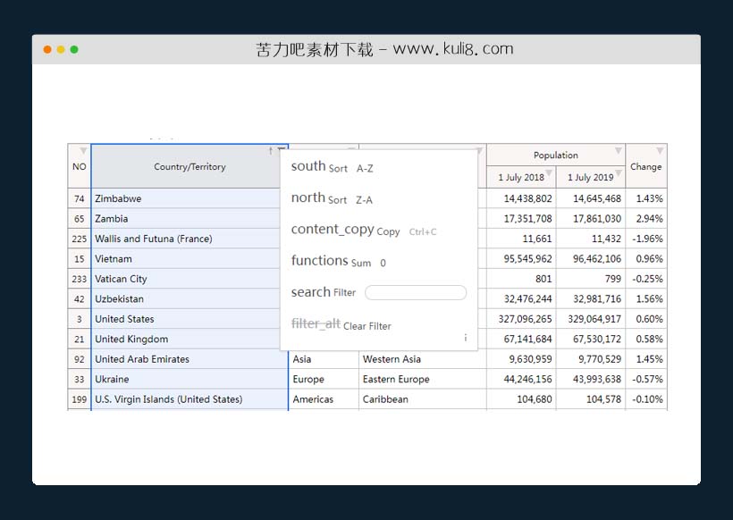 jquery具备EXCEL表格功能的HTML表格插件