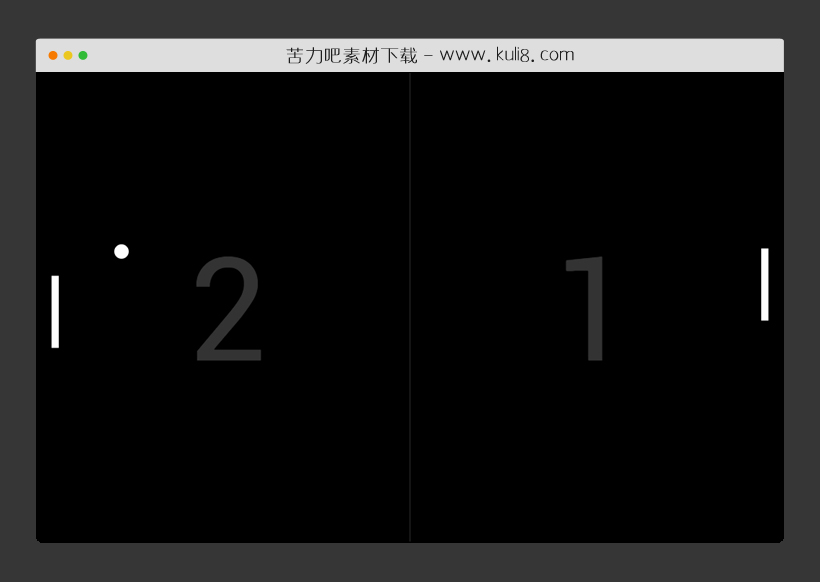 js响应式双人乒乓球小游戏代码