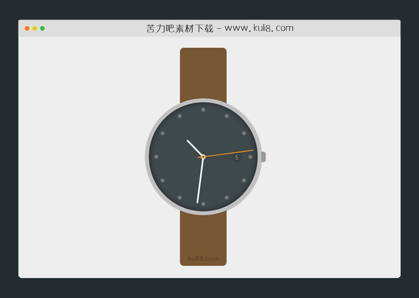 jquery+css3绘制逼真的手表特效