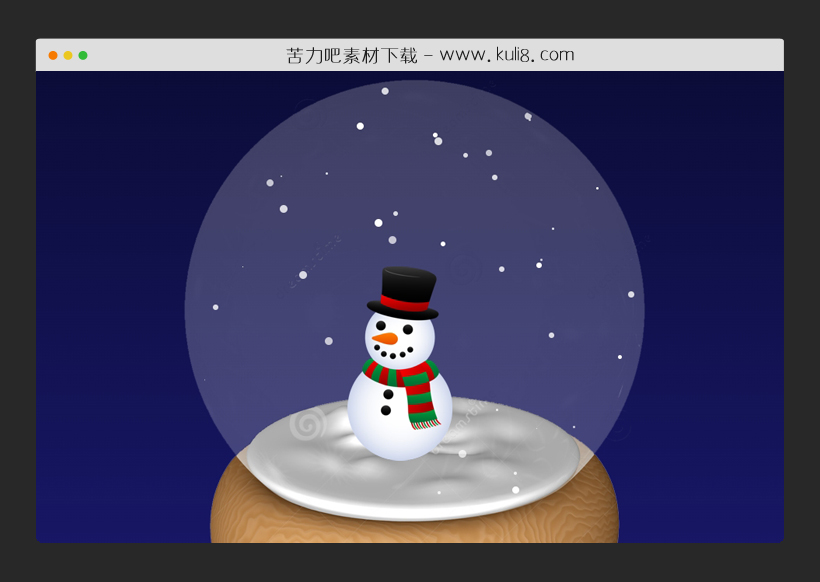 jquery雪人和大雪纷飞下雪动画特效