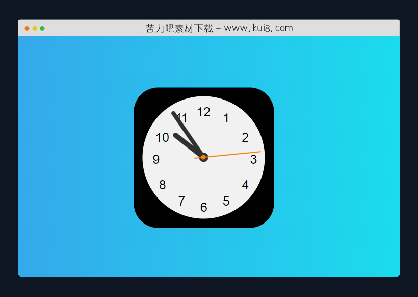 js高仿苹果手机iOS时钟的小插件